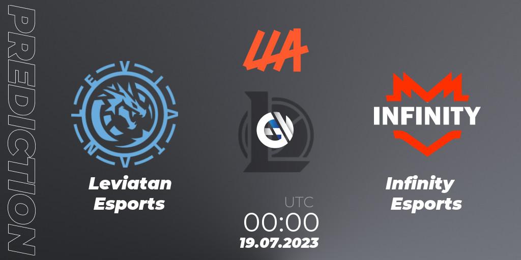 Leviatan Esports vs Infinity Esports: Betting TIp, Match Prediction. 19.07.23. LoL, LLA Closing 2023 - Group Stage