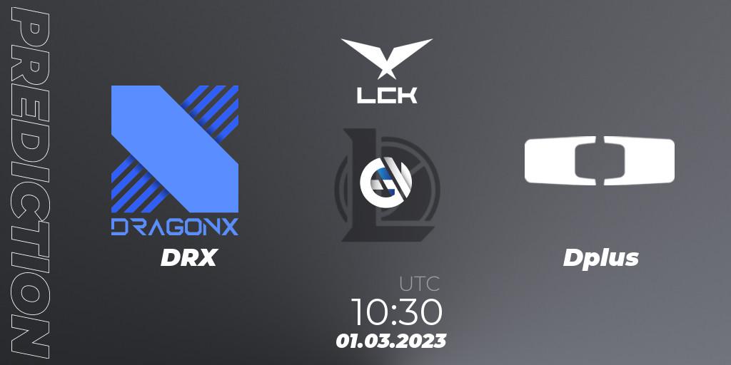 DRX vs Dplus: Betting TIp, Match Prediction. 01.03.23. LoL, LCK Spring 2023 - Group Stage