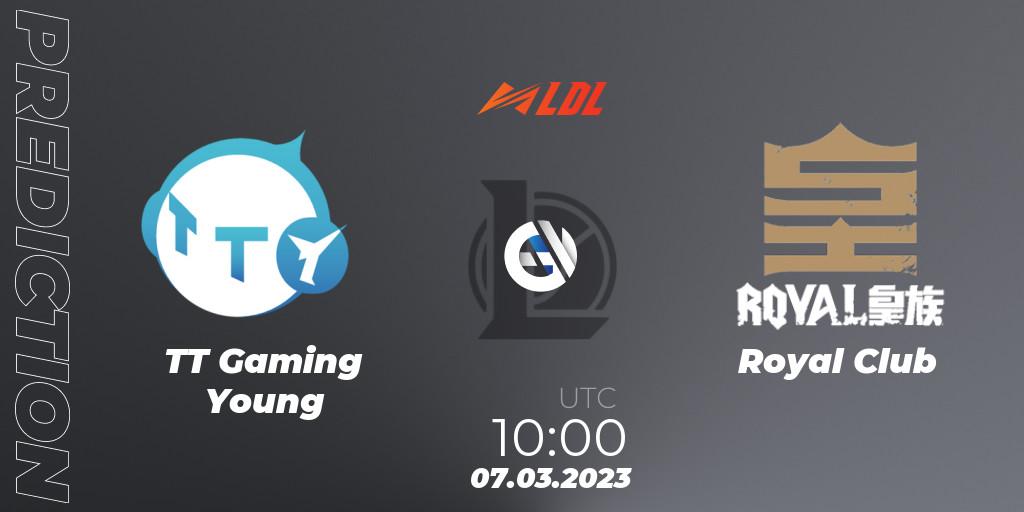 TT Gaming Young vs Royal Club: Betting TIp, Match Prediction. 07.03.2023 at 12:00. LoL, LDL 2023 - Regular Season