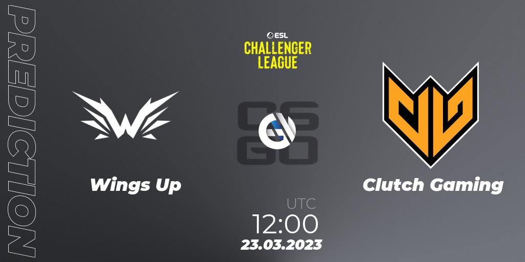 Wings Up vs Clutch Gaming: Betting TIp, Match Prediction. 23.03.23. CS2 (CS:GO), ESL Challenger League Season 44: Asia-Pacific
