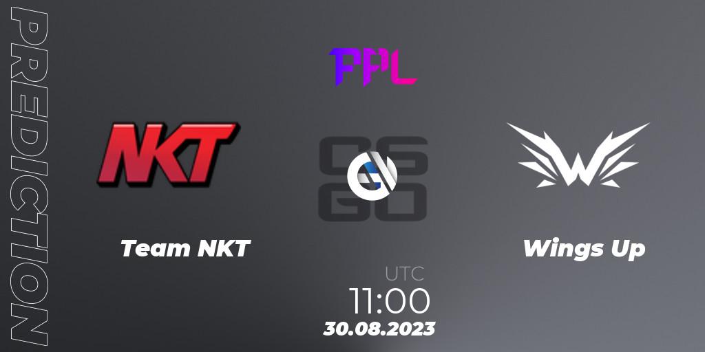 Team NKT vs Wings Up: Betting TIp, Match Prediction. 30.08.2023 at 10:50. Counter-Strike (CS2), Perfect World Arena Premier League Season 5