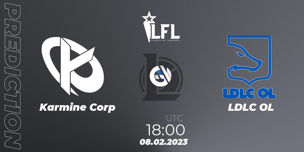 Karmine Corp vs LDLC OL: Betting TIp, Match Prediction. 08.02.23. LoL, LFL Spring 2023 - Group Stage
