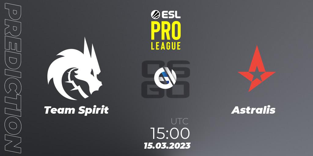 Team Spirit vs Astralis: Betting TIp, Match Prediction. 15.03.23. CS2 (CS:GO), ESL Pro League Season 17