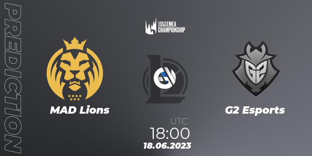 MAD Lions vs G2 Esports: Betting TIp, Match Prediction. 18.06.23. LoL, LEC Summer 2023 - Regular Season