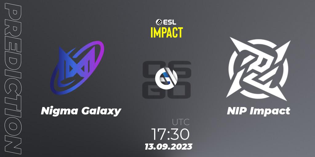 Nigma Galaxy vs NIP Impact: Betting TIp, Match Prediction. 13.09.23. CS2 (CS:GO), ESL Impact League Season 4: European Division