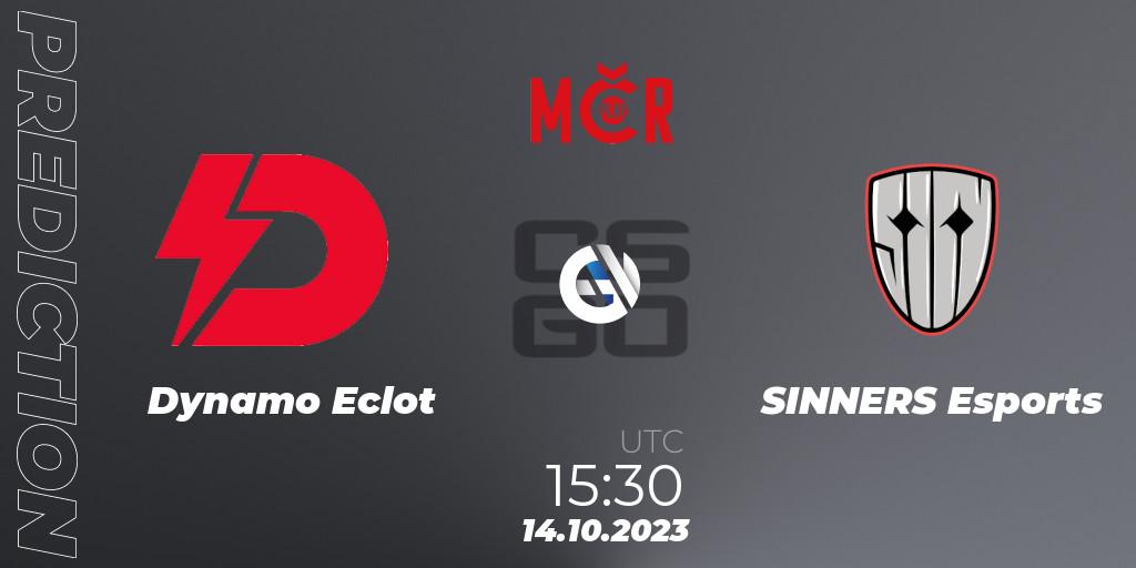 Dynamo Eclot vs SINNERS Esports: Betting TIp, Match Prediction. 14.10.23. CS2 (CS:GO), Tipsport Cup Prague Fall 2023