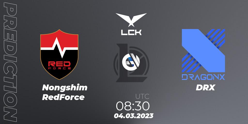 Nongshim RedForce vs DRX: Betting TIp, Match Prediction. 04.03.23. LoL, LCK Spring 2023 - Group Stage