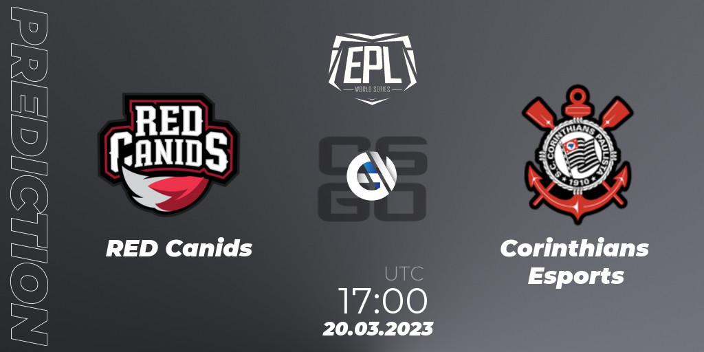 RED Canids vs Corinthians Esports: Betting TIp, Match Prediction. 20.03.23. CS2 (CS:GO), EPL World Series: Americas Season 3