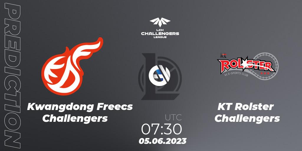 Kwangdong Freecs Challengers vs KT Rolster Challengers: Betting TIp, Match Prediction. 05.06.23. LoL, LCK Challengers League 2023 Summer - Group Stage