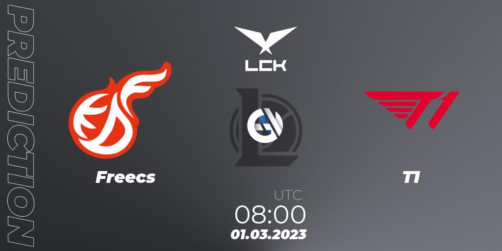 Freecs vs T1: Betting TIp, Match Prediction. 01.03.23. LoL, LCK Spring 2023 - Group Stage
