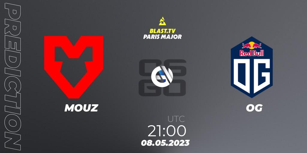 MOUZ vs OG: Betting TIp, Match Prediction. 08.05.23. CS2 (CS:GO), BLAST Paris Major 2023 Challengers Stage