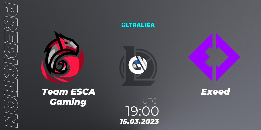 Team ESCA Gaming vs Exeed: Betting TIp, Match Prediction. 08.03.23. LoL, Ultraliga Season 9 - Group Stage