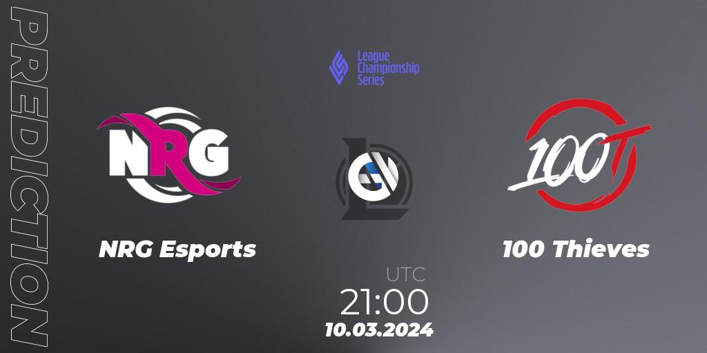 NRG Esports vs 100 Thieves: Betting TIp, Match Prediction. 10.03.24. LoL, LCS Spring 2024 - Group Stage