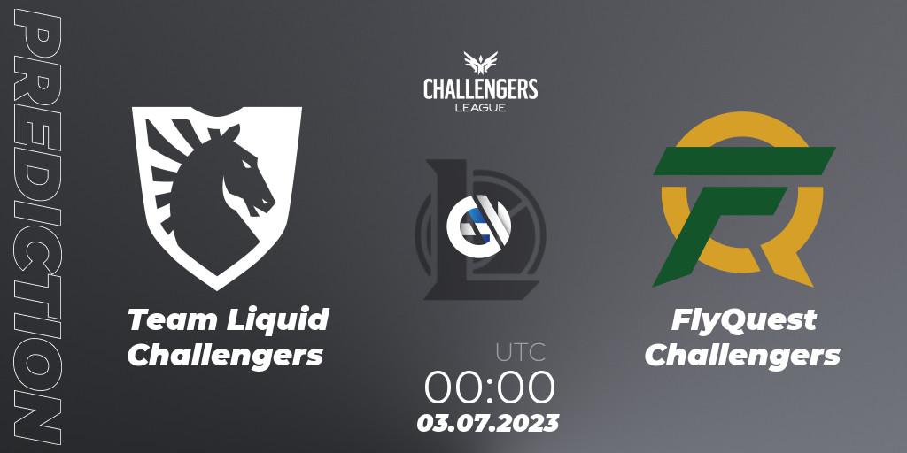 Team Liquid Challengers vs FlyQuest Challengers: Betting TIp, Match Prediction. 03.07.23. LoL, North American Challengers League 2023 Summer - Group Stage
