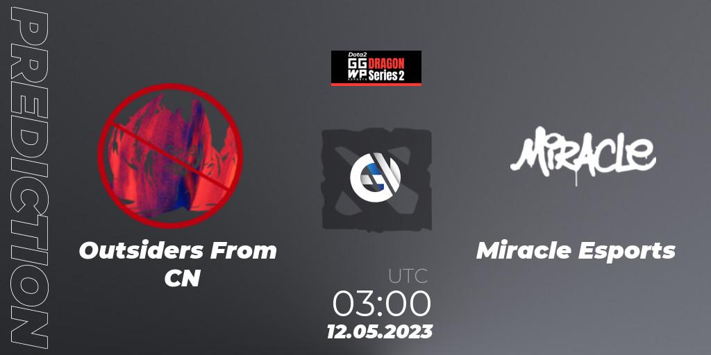 Outsiders From CN vs Miracle Esports: Betting TIp, Match Prediction. 12.05.23. Dota 2, GGWP Dragon Series 2