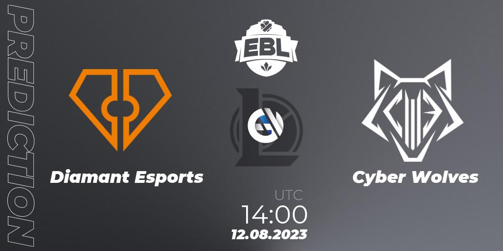 Diamant Esports vs Cyber Wolves: Betting TIp, Match Prediction. 12.08.23. LoL, Esports Balkan League Season 13