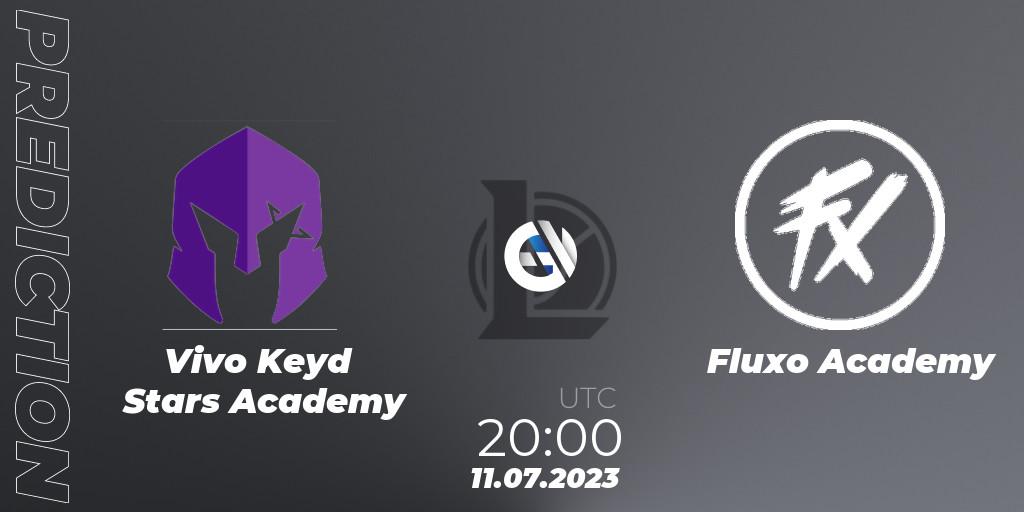 Vivo Keyd Stars Academy vs Fluxo Academy: Betting TIp, Match Prediction. 11.07.2023 at 20:00. LoL, CBLOL Academy Split 2 2023 - Group Stage