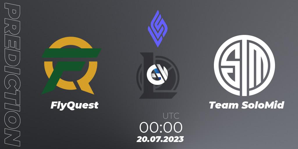 FlyQuest vs Team SoloMid: Betting TIp, Match Prediction. 20.07.23. LoL, LCS Summer 2023 - Group Stage