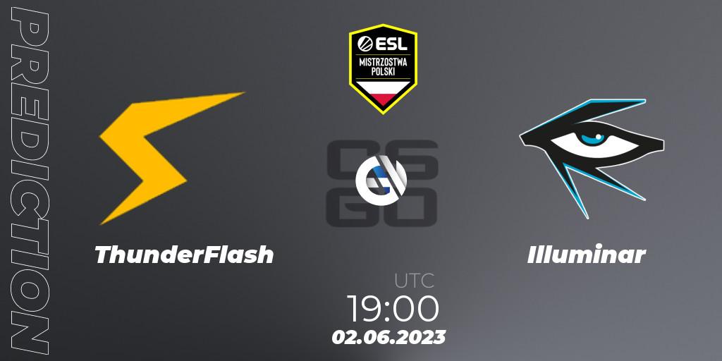 ThunderFlash vs Illuminar: Betting TIp, Match Prediction. 02.06.23. CS2 (CS:GO), ESL Mistrzostwa Polski Spring 2023