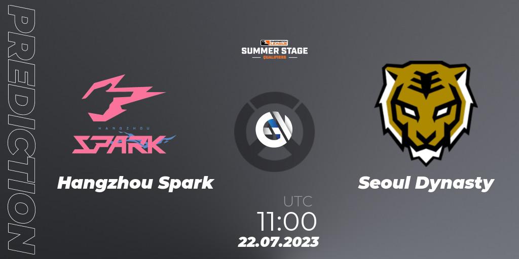 Hangzhou Spark vs Seoul Dynasty: Betting TIp, Match Prediction. 22.07.23. Overwatch, Overwatch League 2023 - Summer Stage Qualifiers