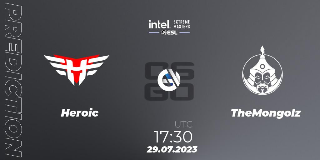Heroic vs TheMongolz: Betting TIp, Match Prediction. 29.07.2023 at 17:55. Counter-Strike (CS2), IEM Cologne 2023