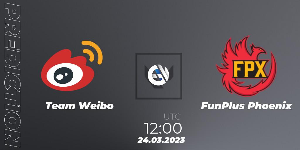 Team Weibo vs FunPlus Phoenix: Betting TIp, Match Prediction. 24.03.23. VALORANT, FGC Valorant Invitational 2023: Act 1
