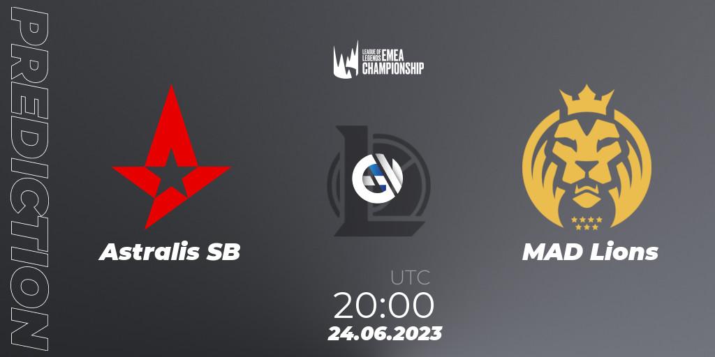 Astralis SB vs MAD Lions: Betting TIp, Match Prediction. 24.06.23. LoL, LEC Summer 2023 - Regular Season