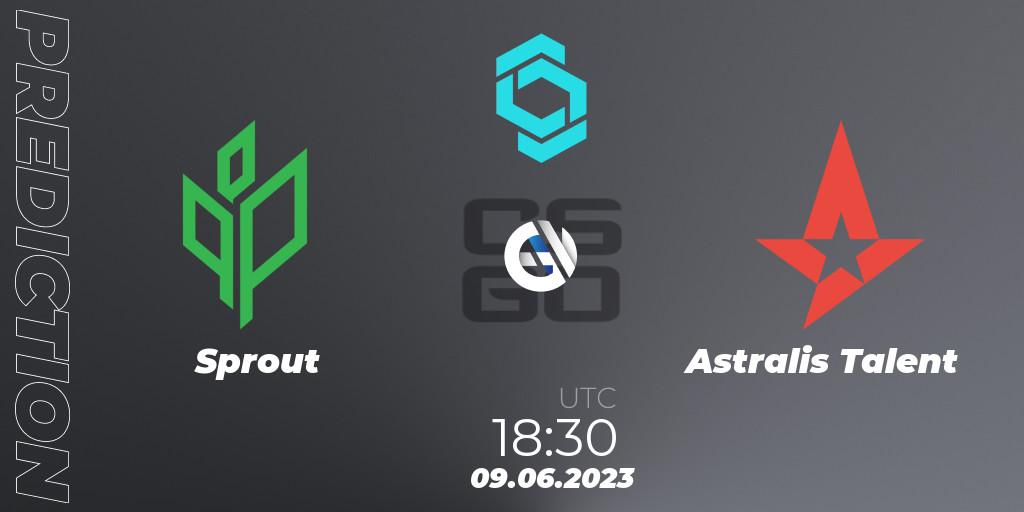 Sprout vs Astralis Talent: Betting TIp, Match Prediction. 09.06.23. CS2 (CS:GO), CCT North Europe Series 5
