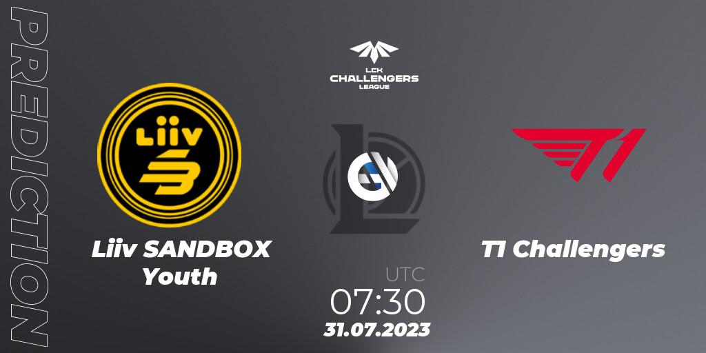 Liiv SANDBOX Youth vs T1 Challengers: Betting TIp, Match Prediction. 31.07.23. LoL, LCK Challengers League 2023 Summer - Group Stage