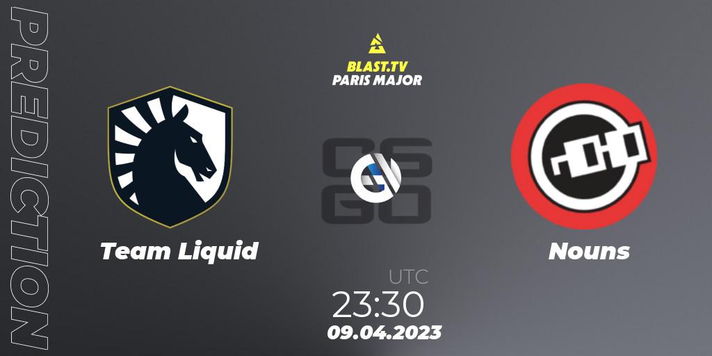 Team Liquid vs Nouns: Betting TIp, Match Prediction. 09.04.23. CS2 (CS:GO), BLAST.tv Paris Major 2023 Americas RMR
