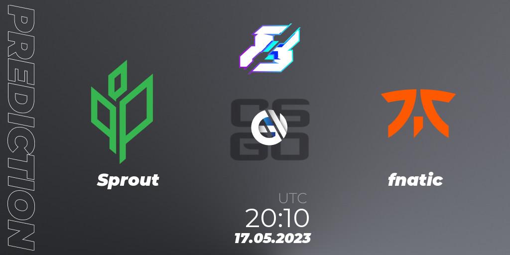 Sprout vs fnatic: Betting TIp, Match Prediction. 17.05.23. CS2 (CS:GO), Gamers8 2023 Europe Open Qualifier 1