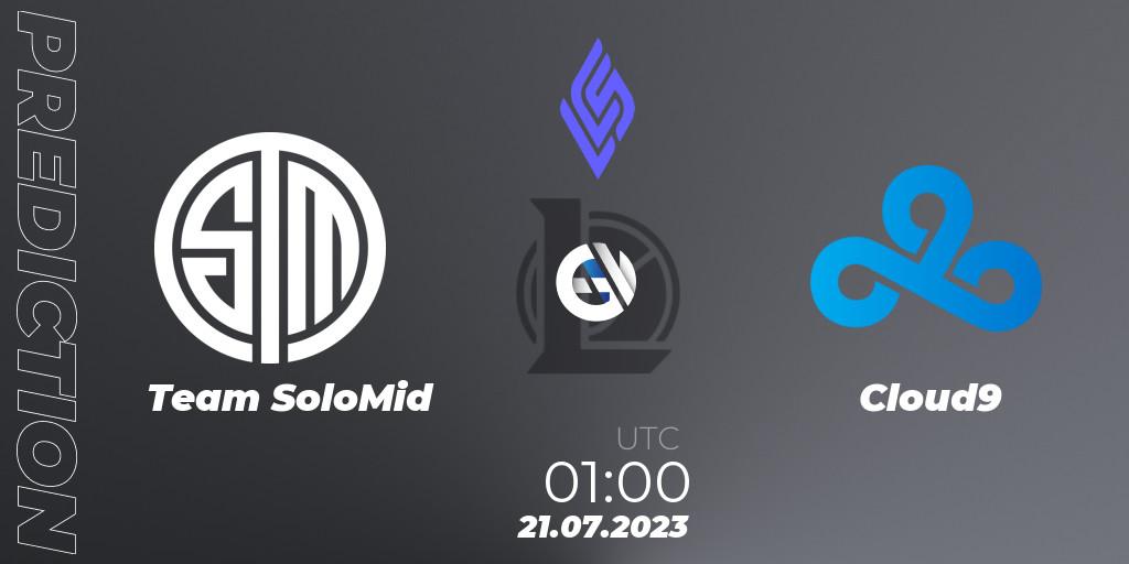 Team SoloMid vs Cloud9: Betting TIp, Match Prediction. 20.07.23. LoL, LCS Summer 2023 - Group Stage