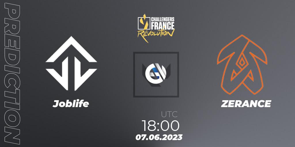Joblife vs ZERANCE: Betting TIp, Match Prediction. 07.06.23. VALORANT, VALORANT Challengers 2023 France: Revolution Split 2 - Playoffs