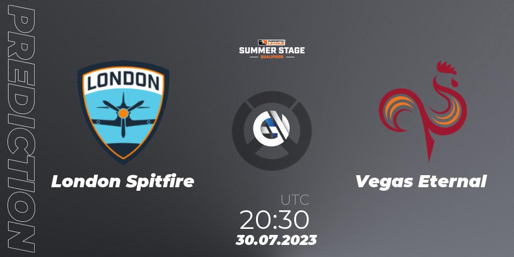 London Spitfire vs Vegas Eternal: Betting TIp, Match Prediction. 30.07.23. Overwatch, Overwatch League 2023 - Summer Stage Qualifiers