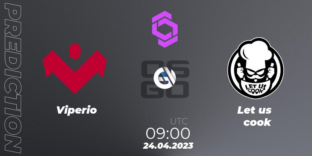 Viperio vs Let us cook: Betting TIp, Match Prediction. 24.04.23. CS2 (CS:GO), CCT West Europe Series #3