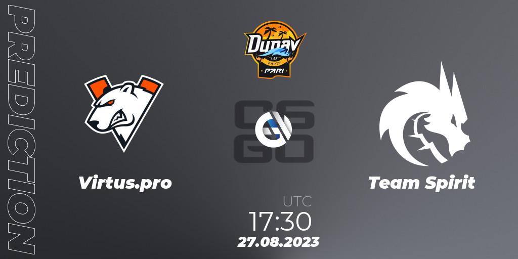Virtus.pro vs Team Spirit: Betting TIp, Match Prediction. 27.08.23. CS2 (CS:GO), PARI Dunav Party 2023