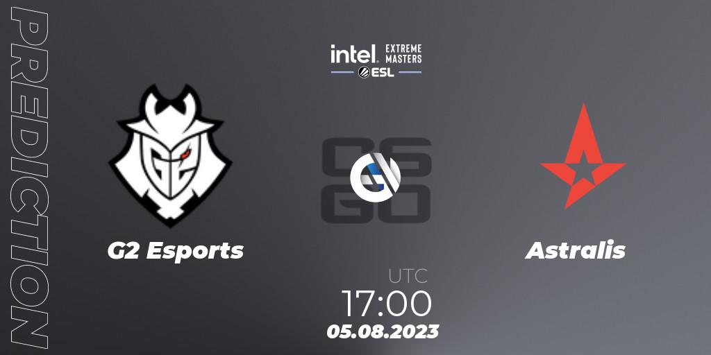 G2 Esports vs Astralis: Betting TIp, Match Prediction. 05.08.2023 at 18:10. Counter-Strike (CS2), IEM Cologne 2023