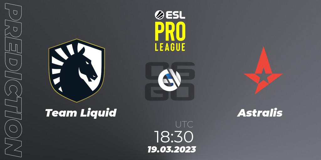 Team Liquid vs Astralis: Betting TIp, Match Prediction. 19.03.23. CS2 (CS:GO), ESL Pro League Season 17