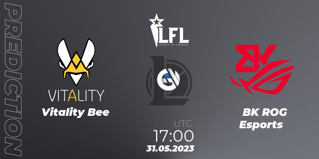 Vitality Bee vs BK ROG Esports: Betting TIp, Match Prediction. 31.05.23. LoL, LFL Summer 2023 - Group Stage
