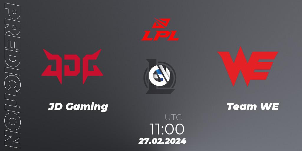 JD Gaming vs Team WE: Betting TIp, Match Prediction. 27.02.24. LoL, LPL Spring 2024 - Group Stage