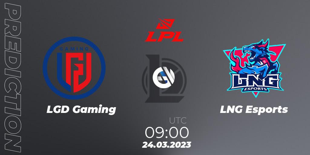 LGD Gaming vs LNG Esports: Betting TIp, Match Prediction. 24.03.23. LoL, LPL Spring 2023 - Group Stage