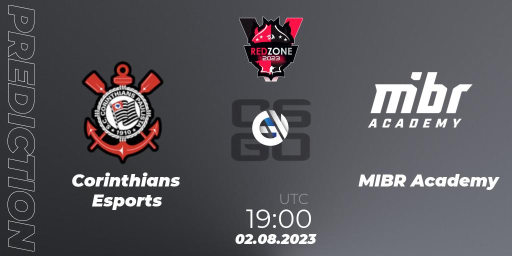 Corinthians Esports vs MIBR Academy: Betting TIp, Match Prediction. 02.08.2023 at 19:00. Counter-Strike (CS2), RedZone PRO League Season 5