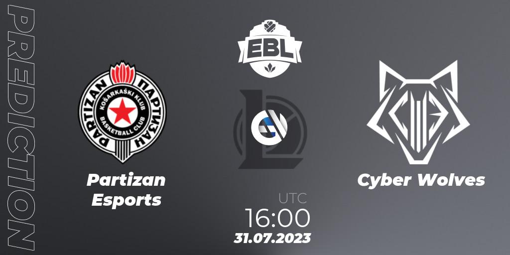 Partizan Esports vs Cyber Wolves: Betting TIp, Match Prediction. 31.07.23. LoL, Esports Balkan League Season 13