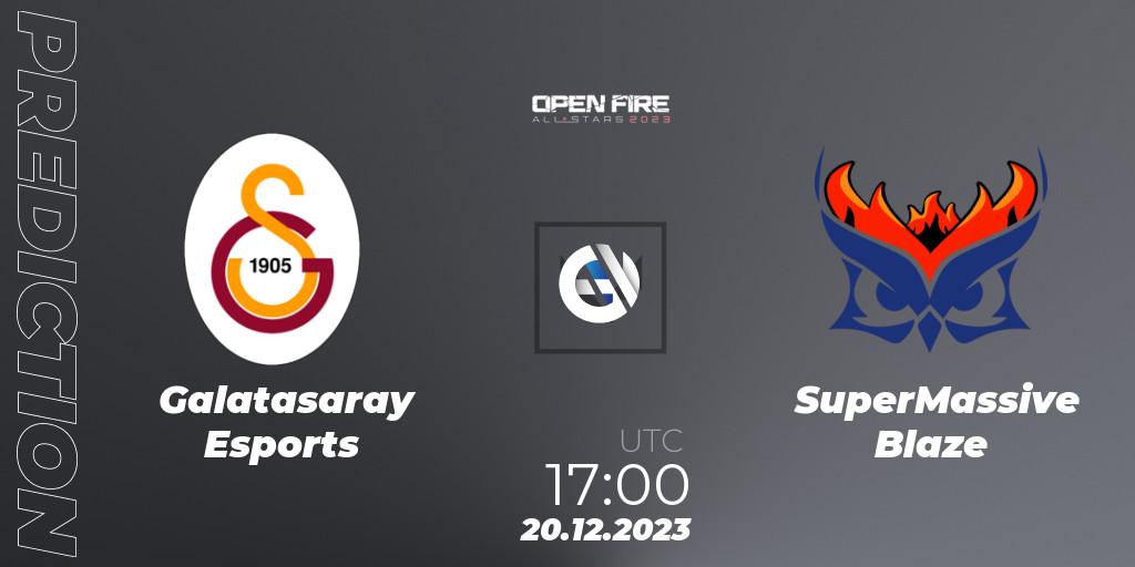 Galatasaray Esports vs SuperMassive Blaze: Betting TIp, Match Prediction. 20.12.23. VALORANT, Open Fire All Stars 2023