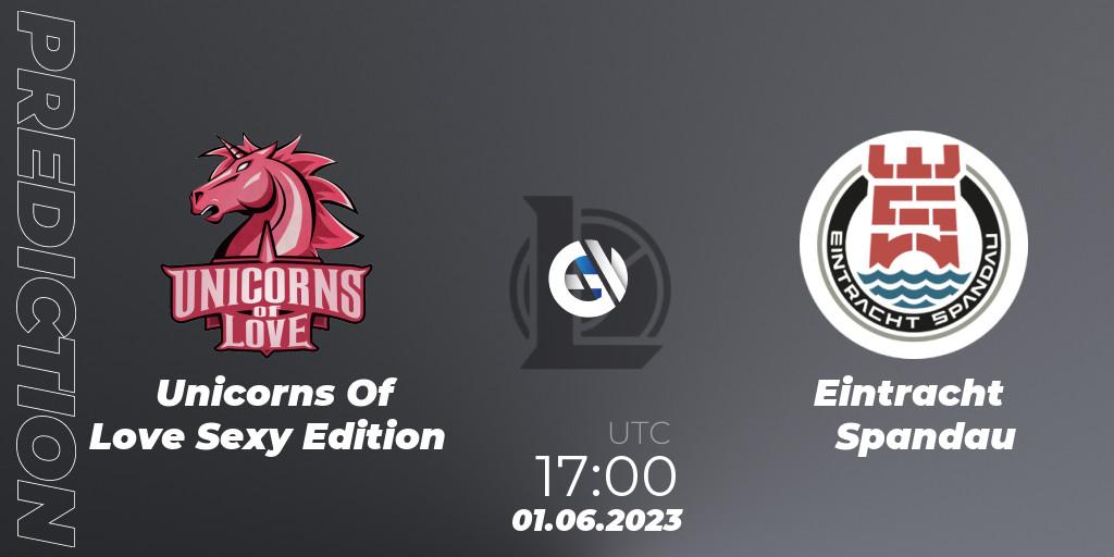 Unicorns Of Love Sexy Edition vs Eintracht Spandau: Betting TIp, Match Prediction. 01.06.23. LoL, Prime League Summer 2023 - Group Stage