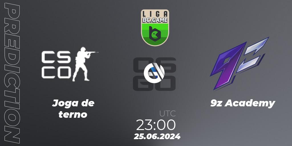 Joga de terno vs 9z Academy: Betting TIp, Match Prediction. 25.06.2024 at 23:00. Counter-Strike (CS2), Dust2 Brasil Liga Season 3: Division 2