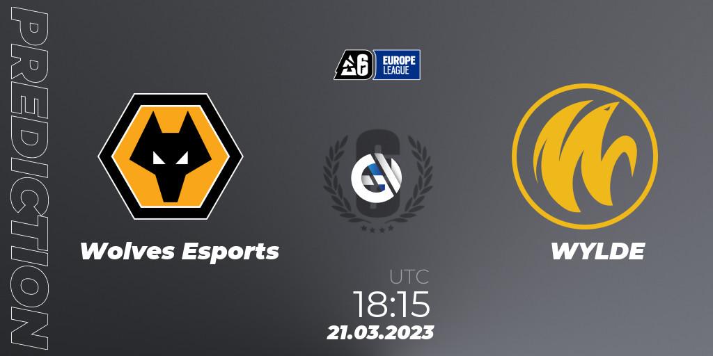Wolves Esports vs WYLDE: Betting TIp, Match Prediction. 21.03.23. Rainbow Six, Europe League 2023 - Stage 1