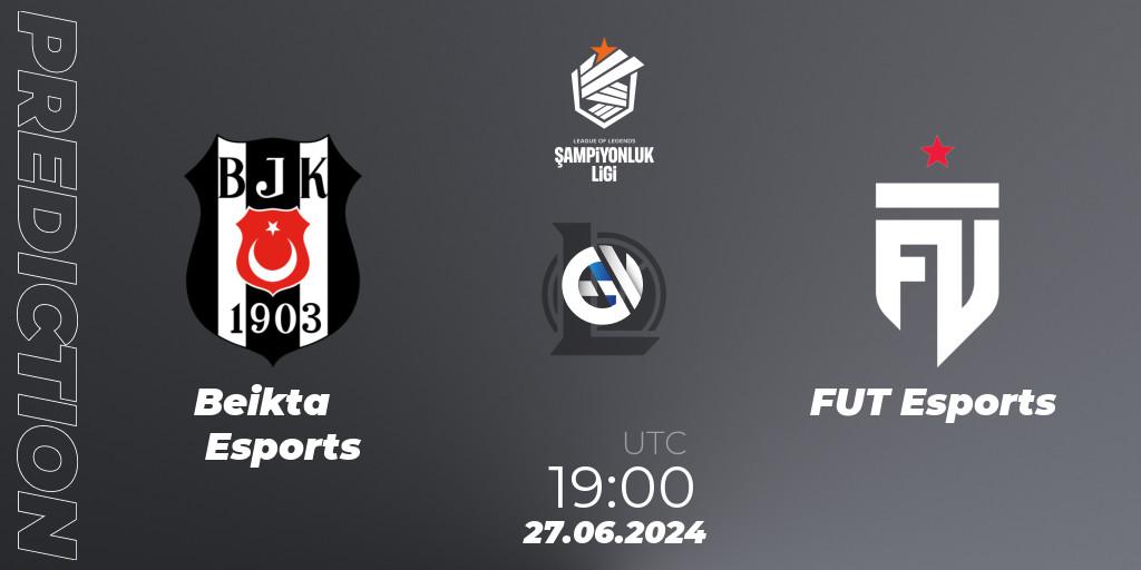 Beşiktaş Esports vs FUT Esports: Betting TIp, Match Prediction. 27.06.2024 at 19:00. LoL, TCL Summer 2024