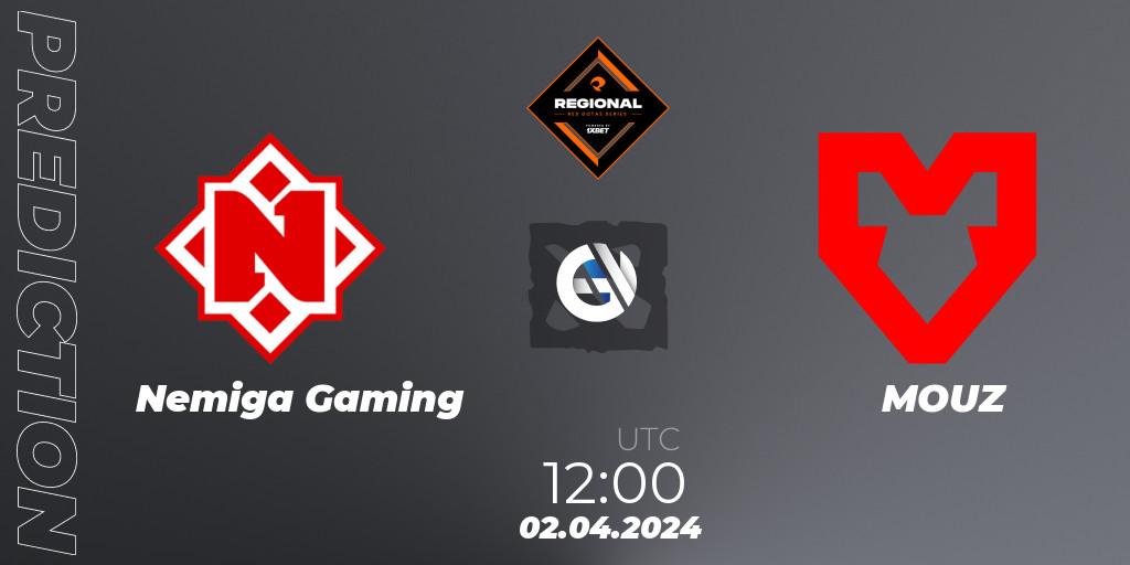 Nemiga Gaming vs MOUZ: Betting TIp, Match Prediction. 02.04.24. Dota 2, RES Regional Series: EU #1