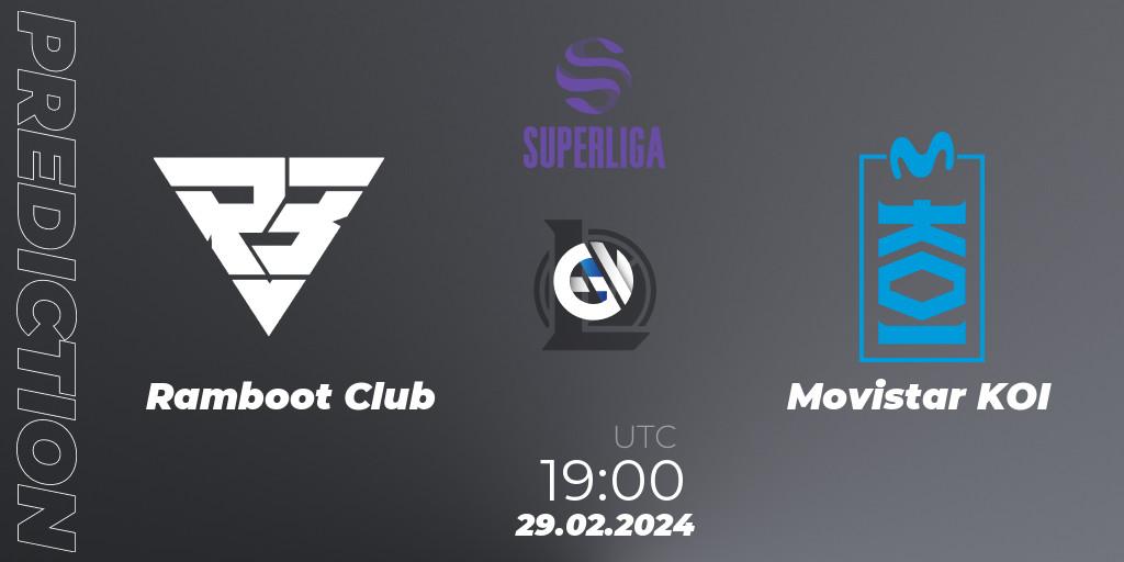 Ramboot Club vs Movistar KOI: Betting TIp, Match Prediction. 29.02.2024 at 19:00. LoL, Superliga Spring 2024 - Group Stage